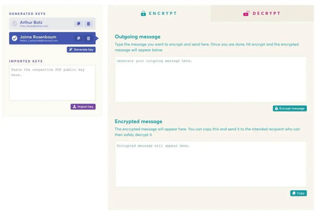 EncryptEasy screenshot