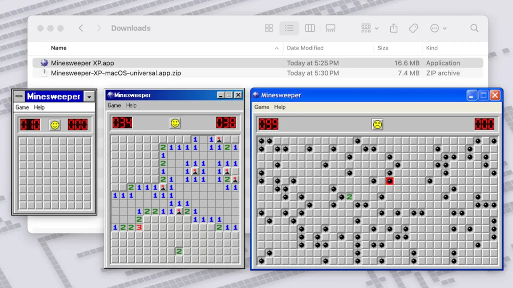 Minesweeper XP screenshot