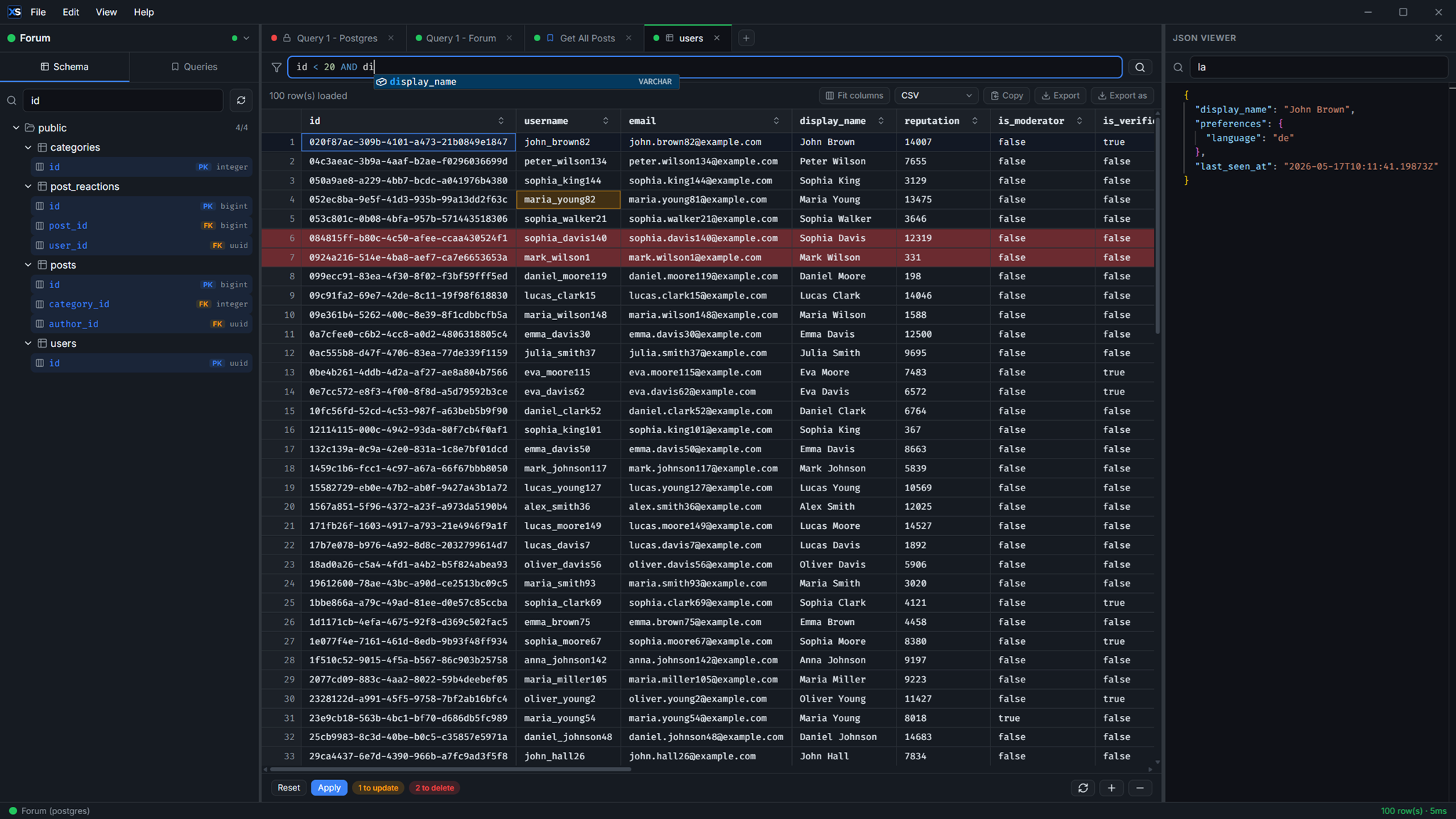 XenSQL screenshot